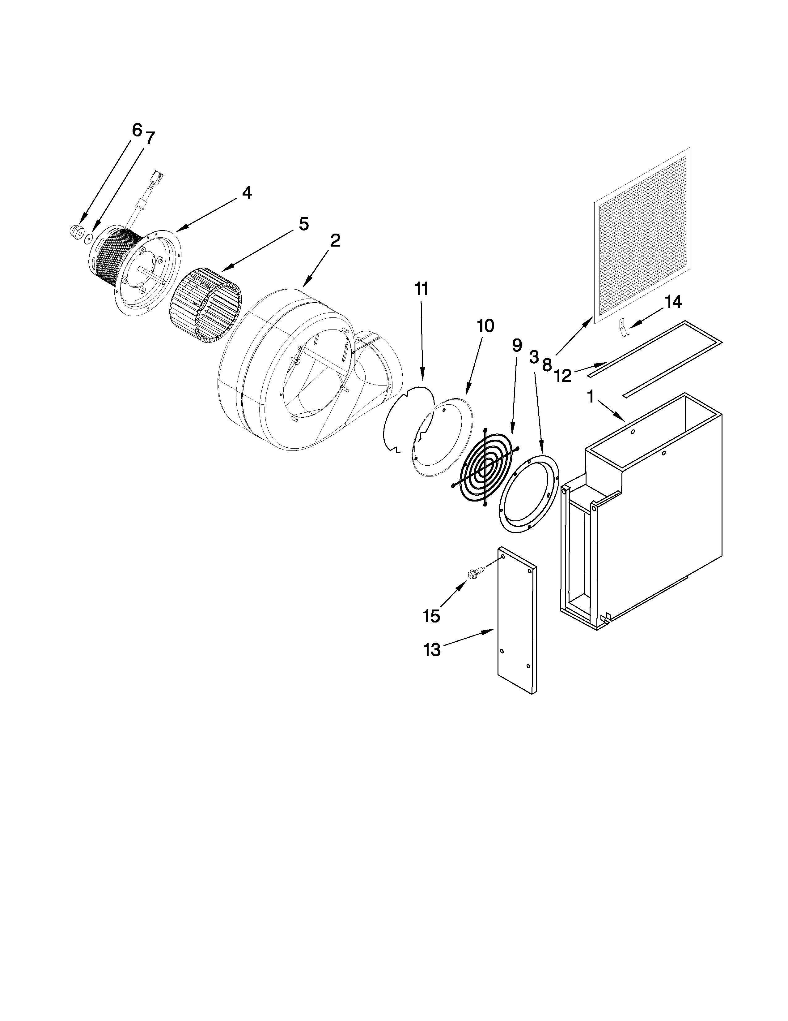 Blower unit parts