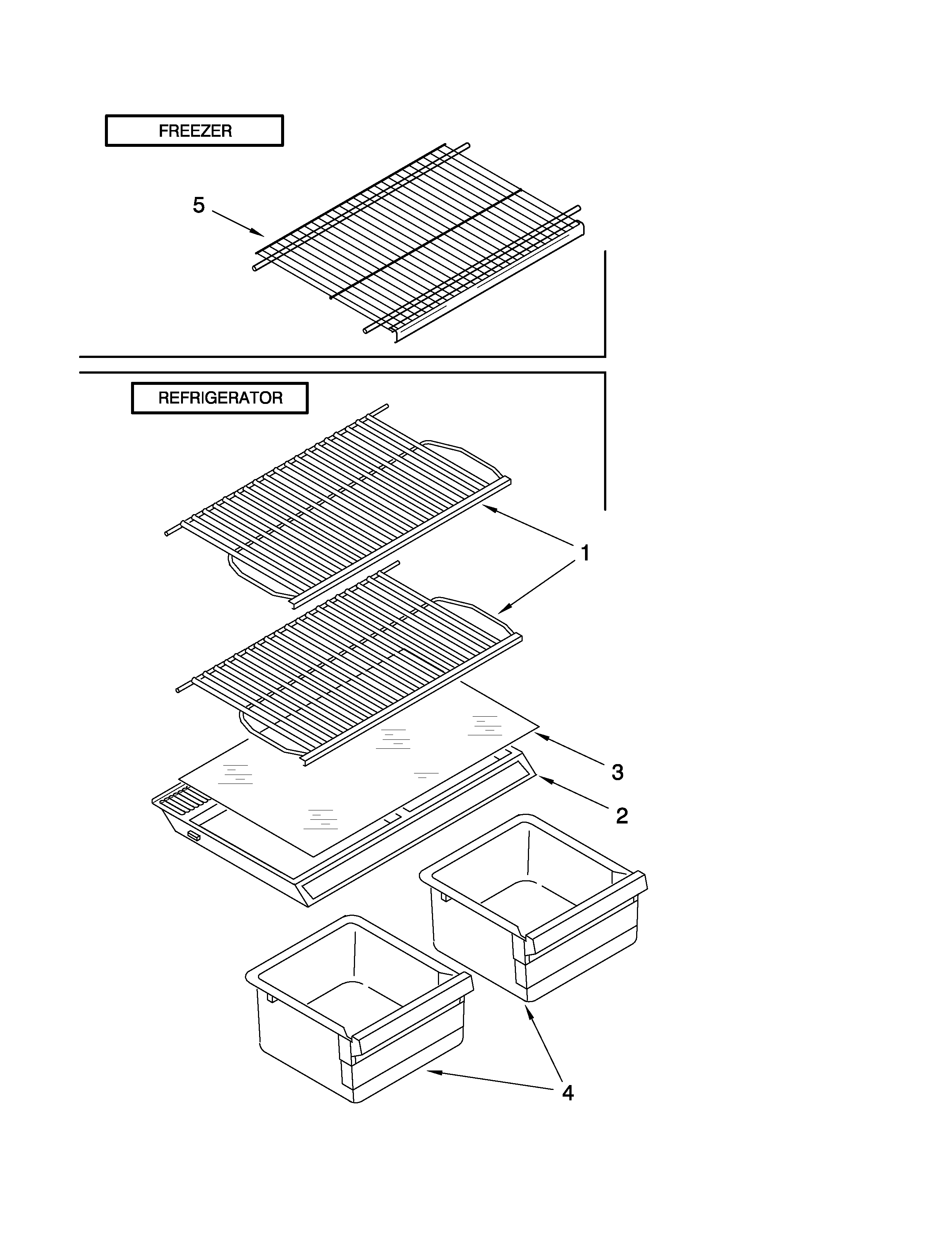 Shelf parts