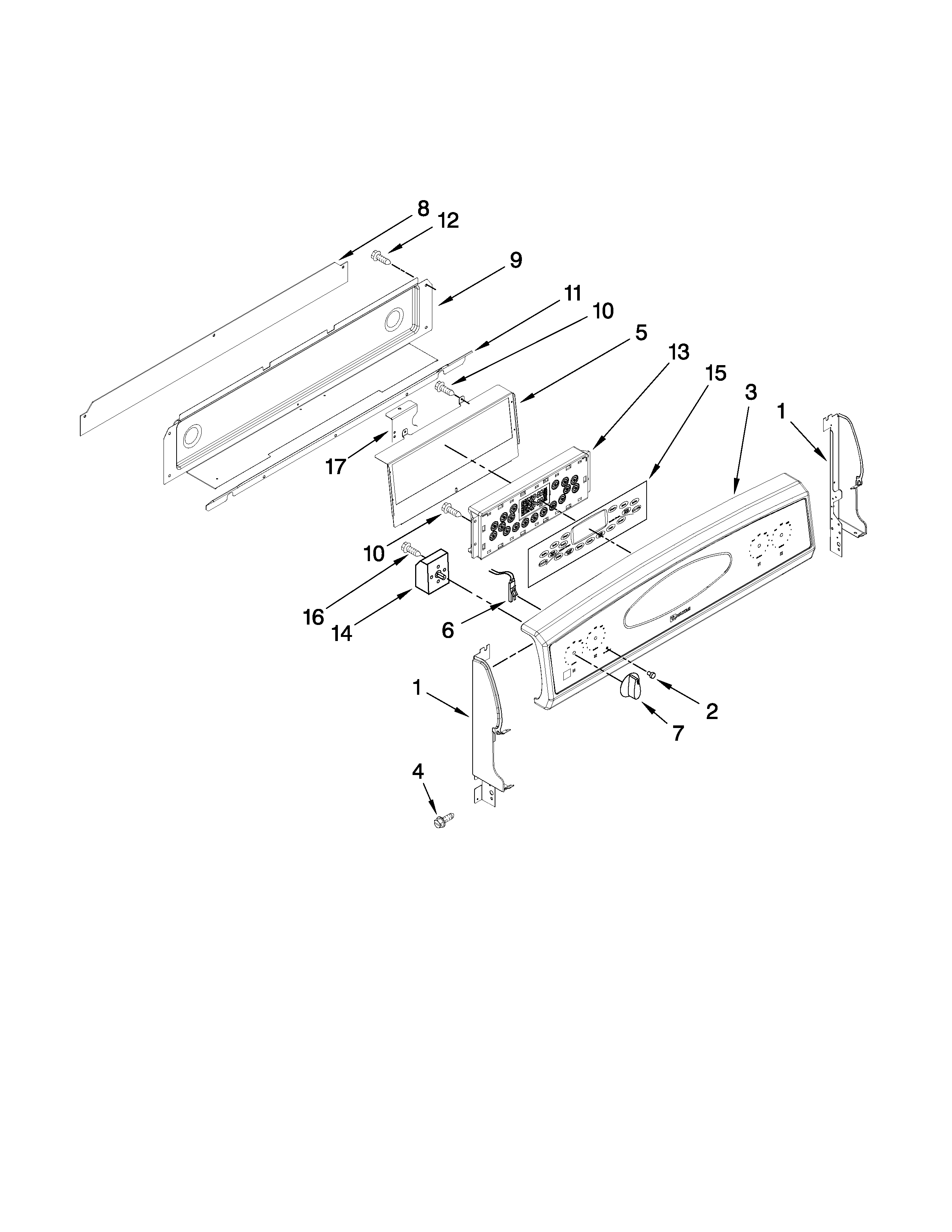 CONTROL PANEL PARTS