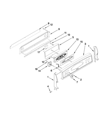 Control panel parts