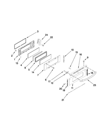 Upper door parts