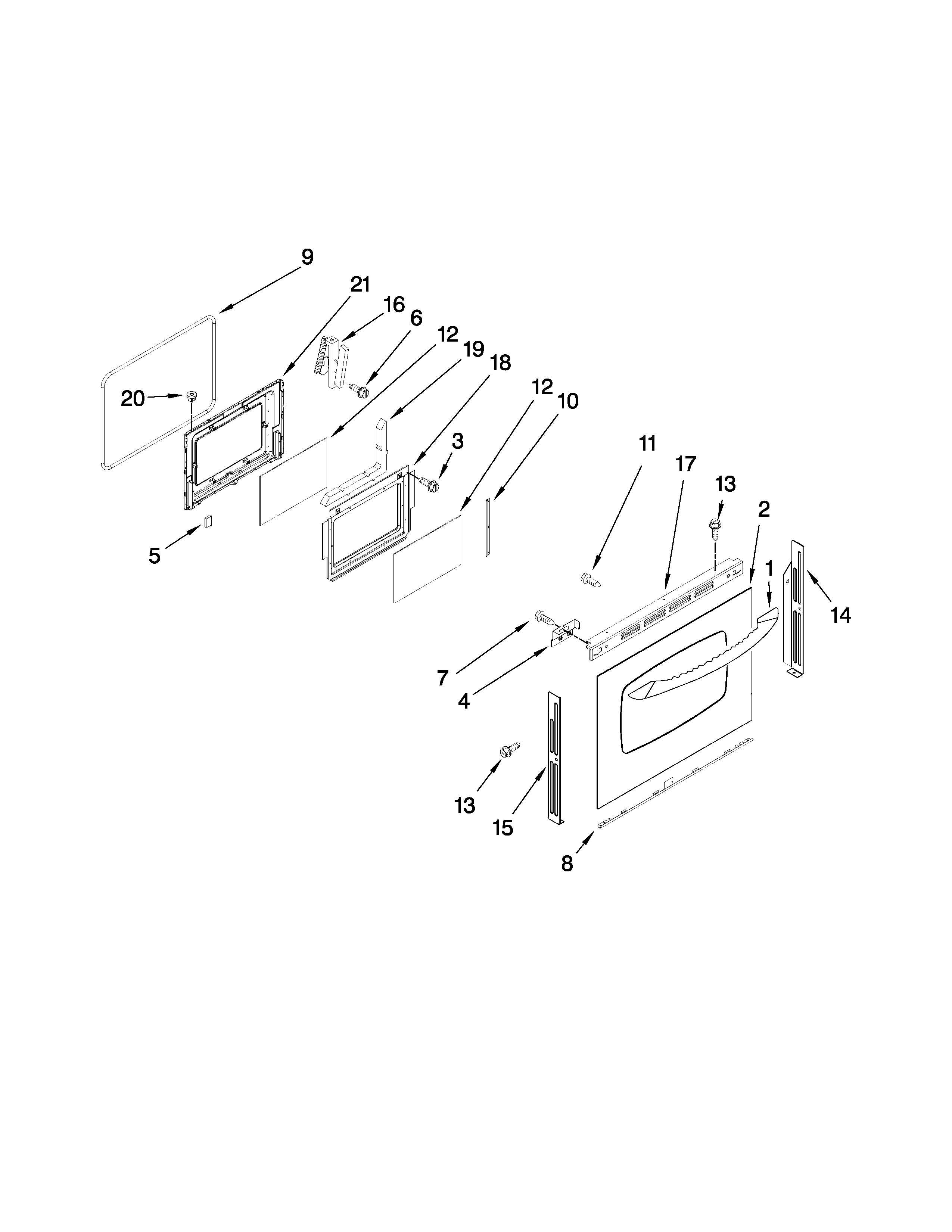 LOWER DOOR PARTS