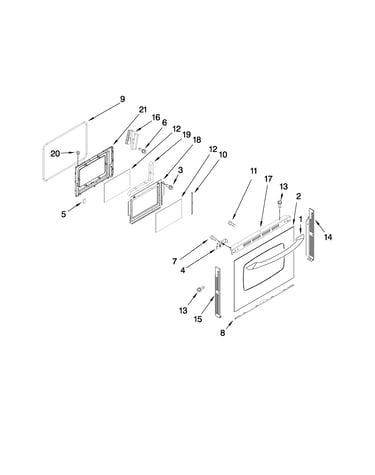Lower door parts
