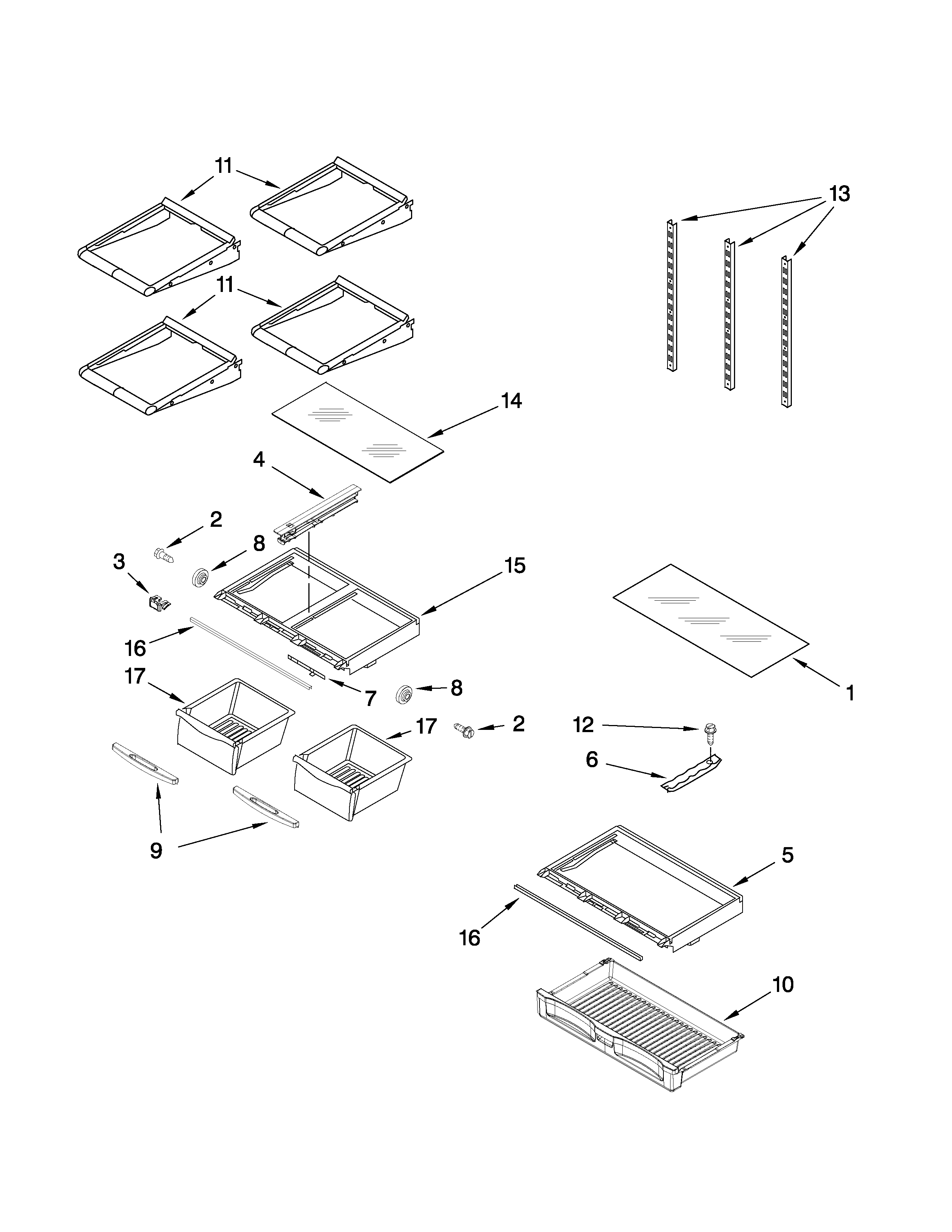 SHELF PARTS