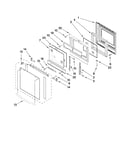 Oven door parts
