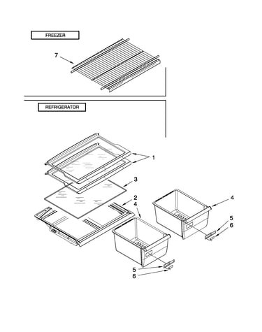 Shelf parts