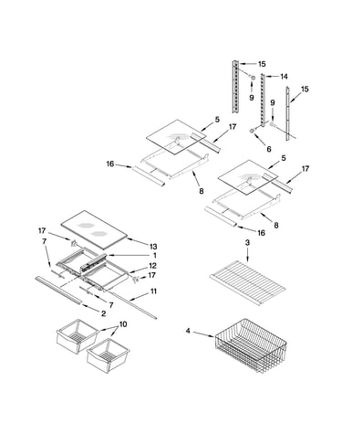 Shelf parts