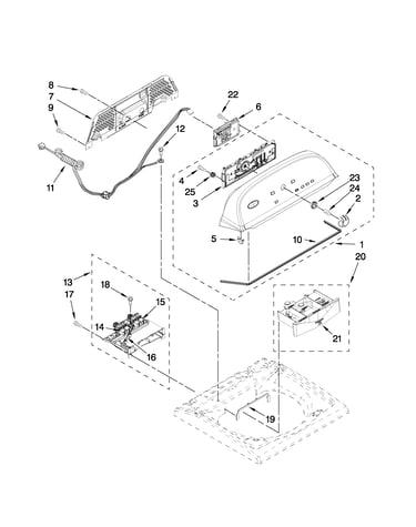 Console and dispenser parts