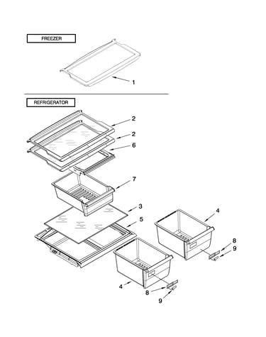 Shelf parts
