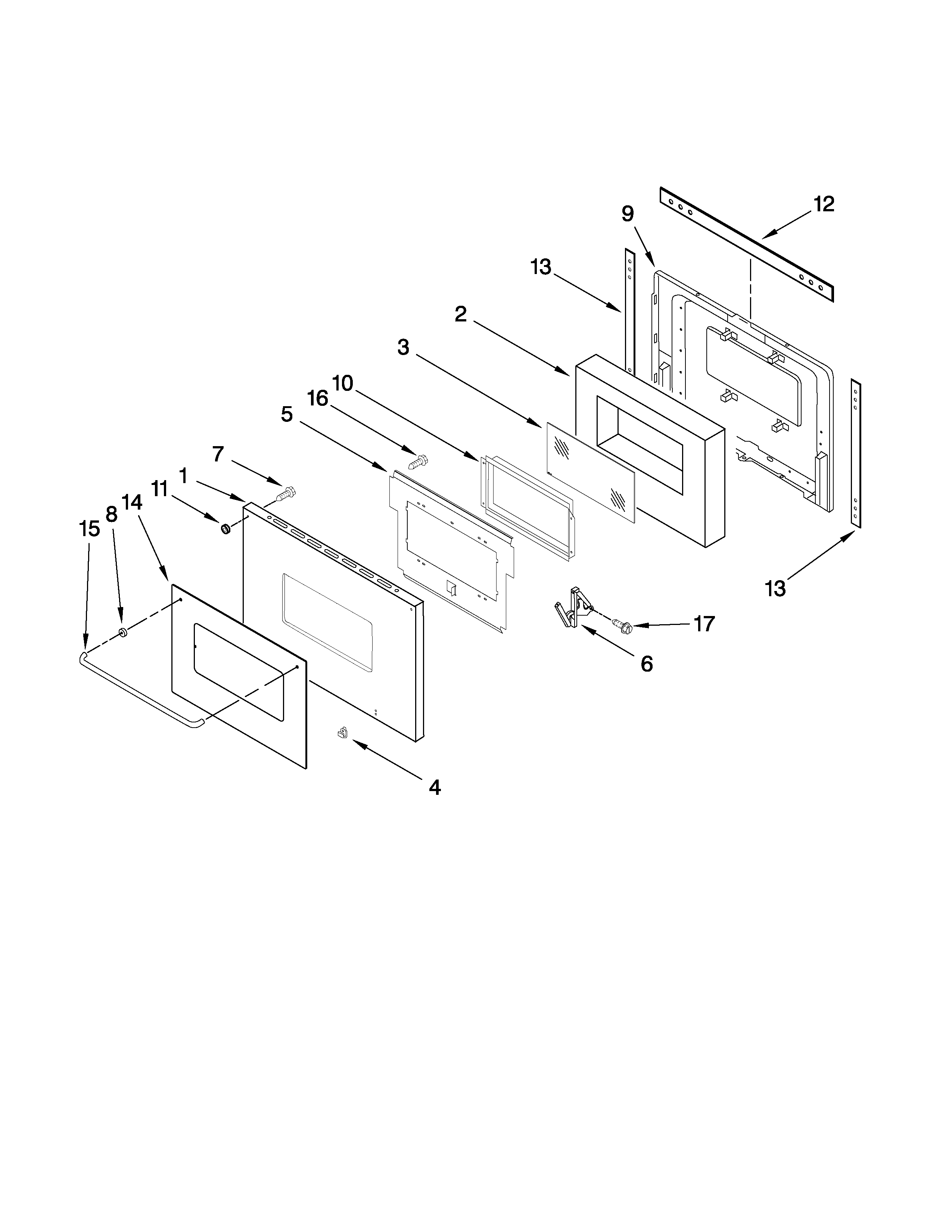 Lower door parts