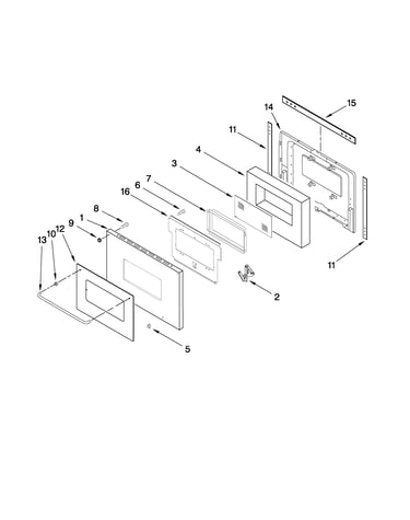Upper door parts