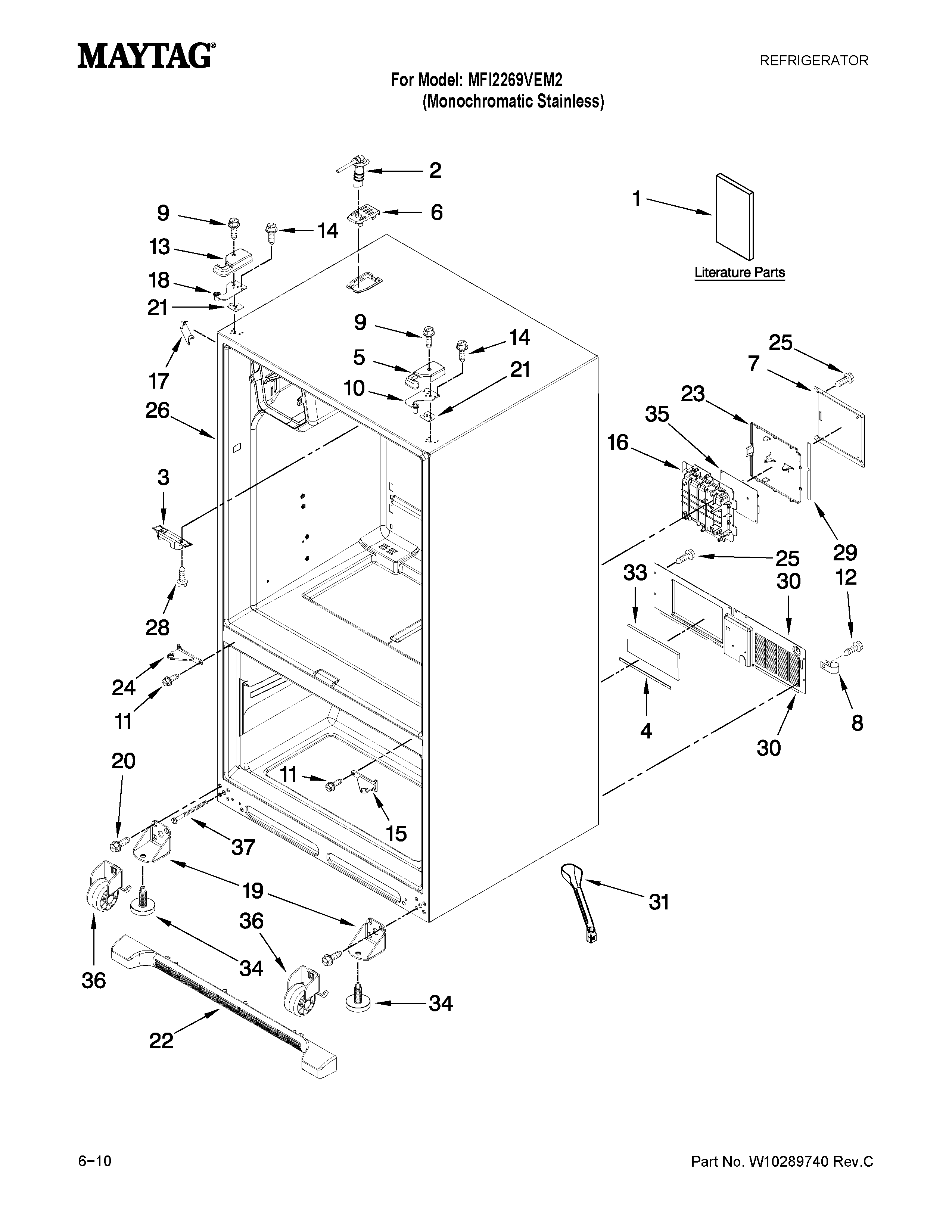 Cabinet parts