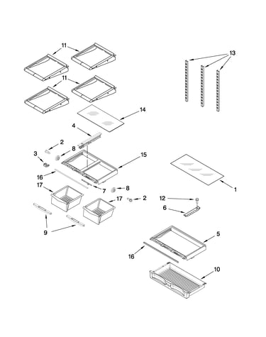 Shelf parts
