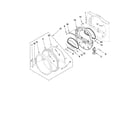 Maytag MEDE250XL0 door parts diagram