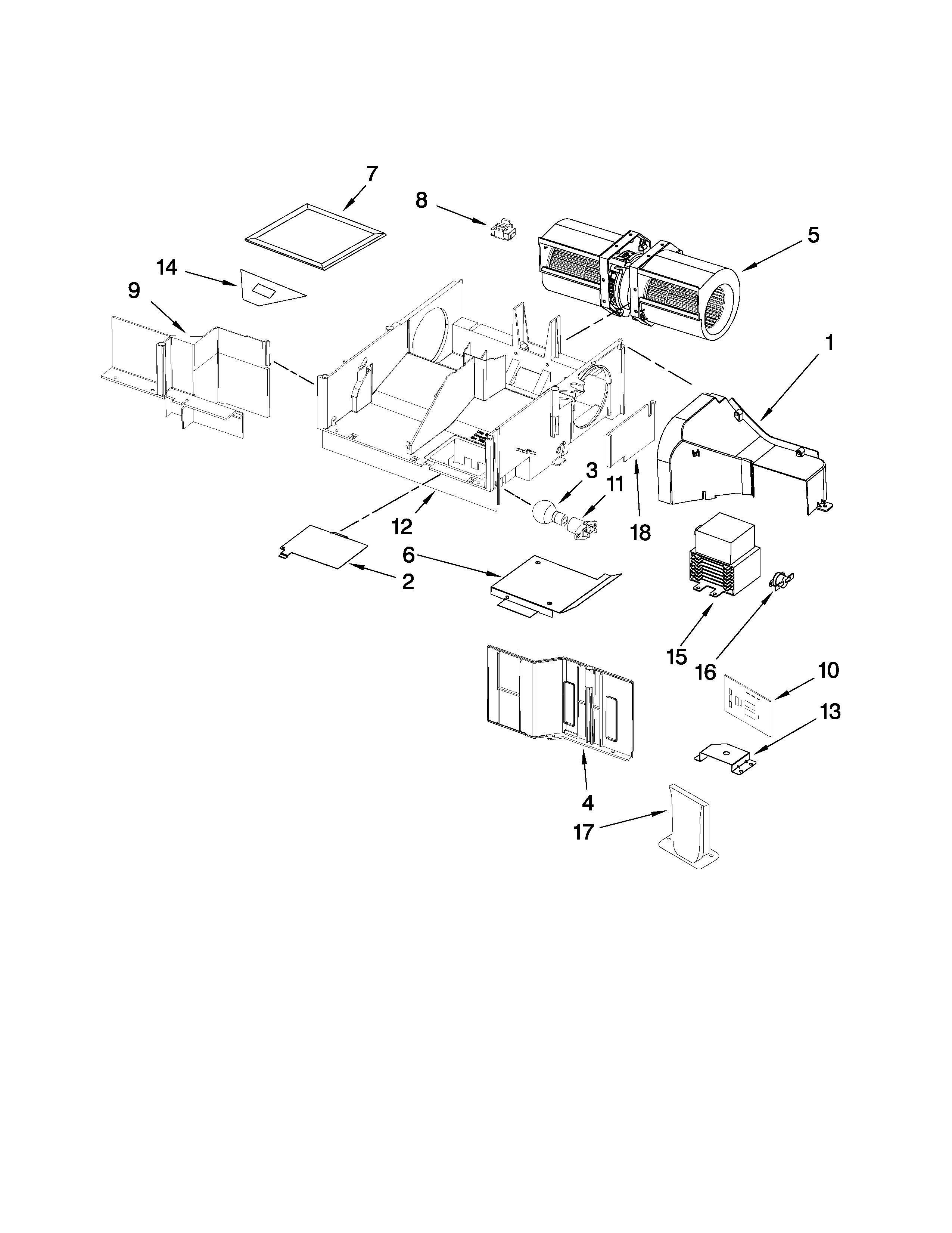Air flow parts