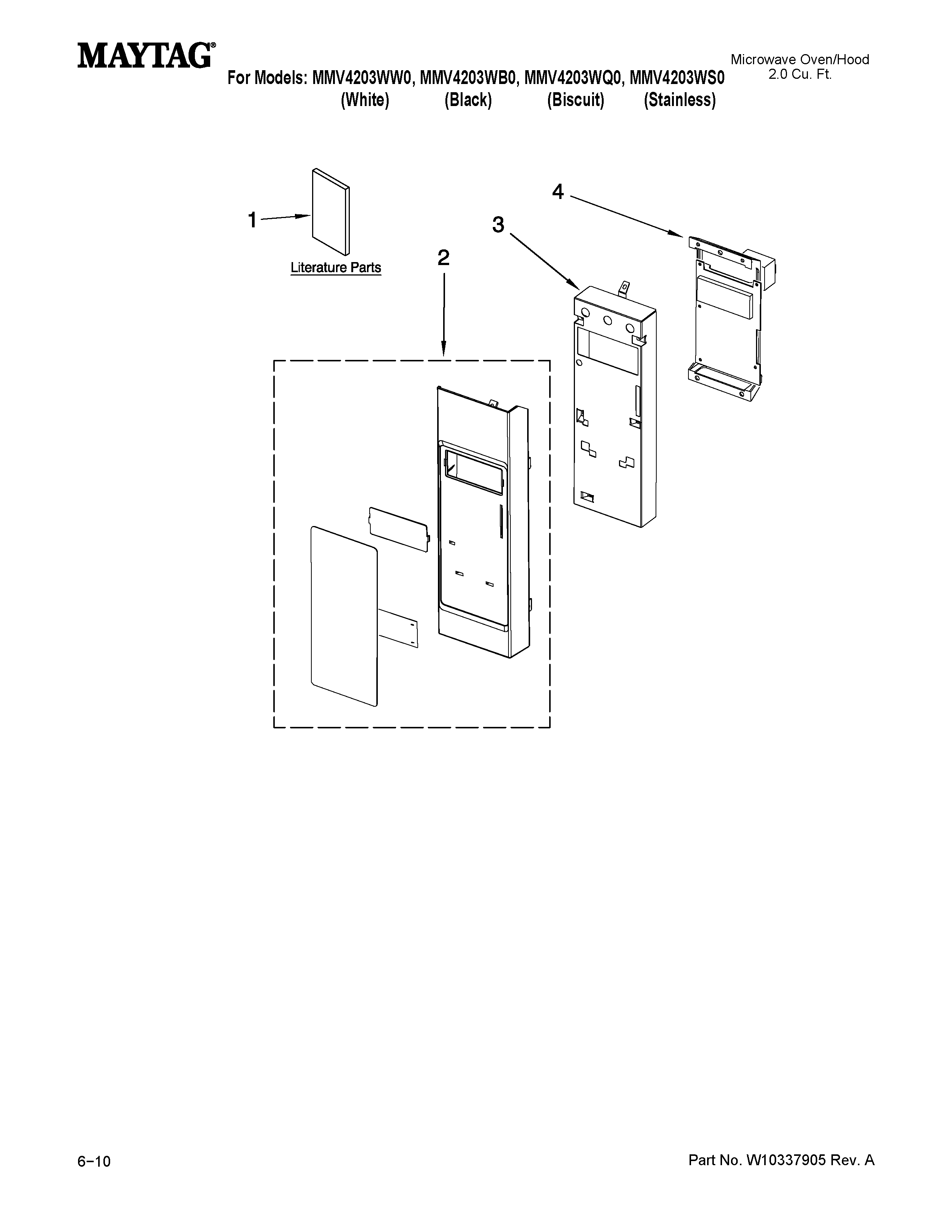 CONTROL PANEL PARTS