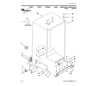 Whirlpool WSF26D5EXA00 cabinet parts diagram