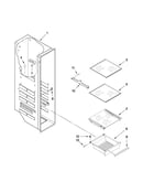 Freezer liner parts
