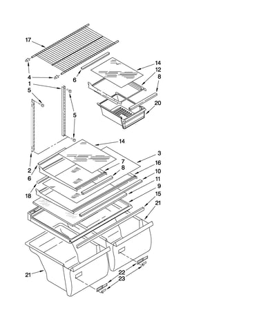 Shelf parts