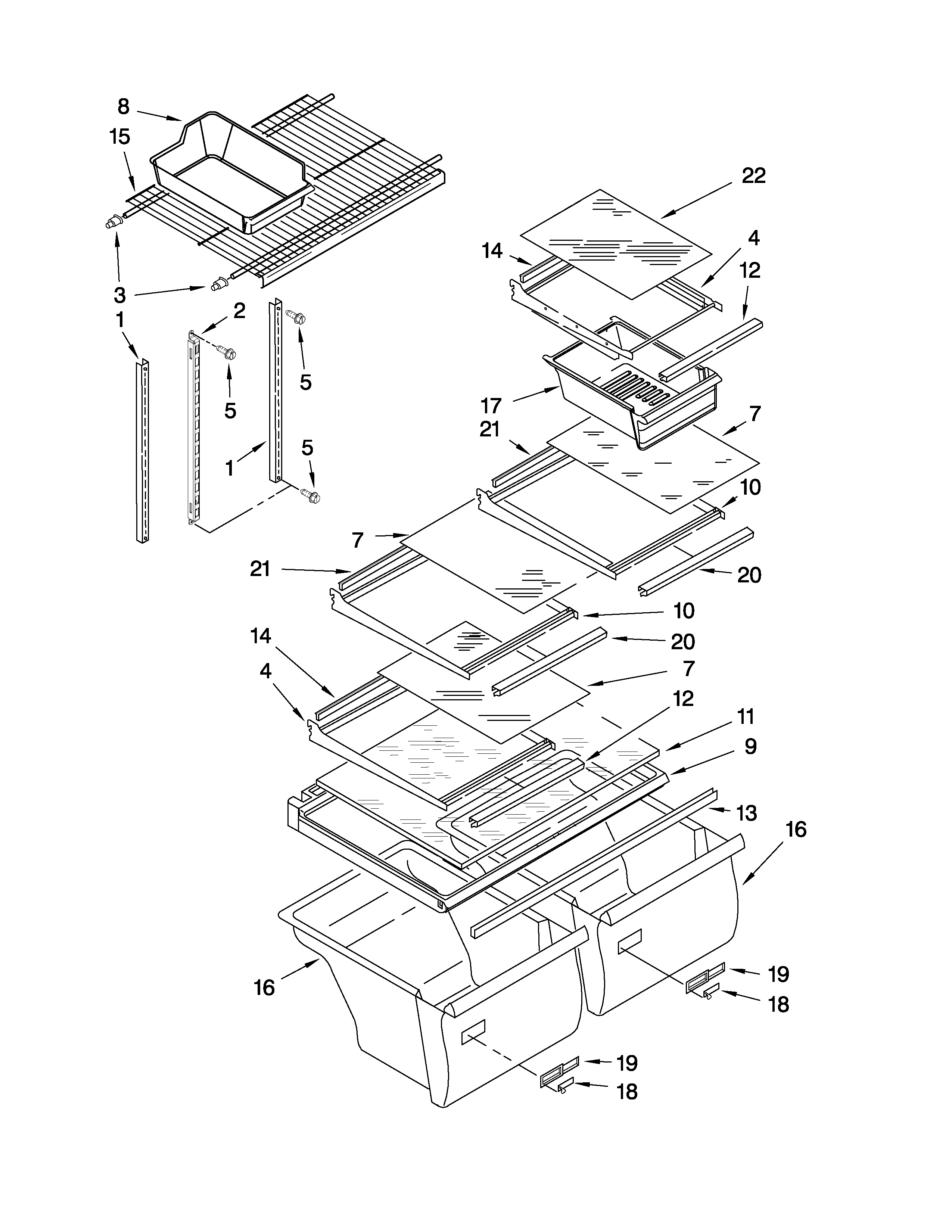 SHELF PARTS