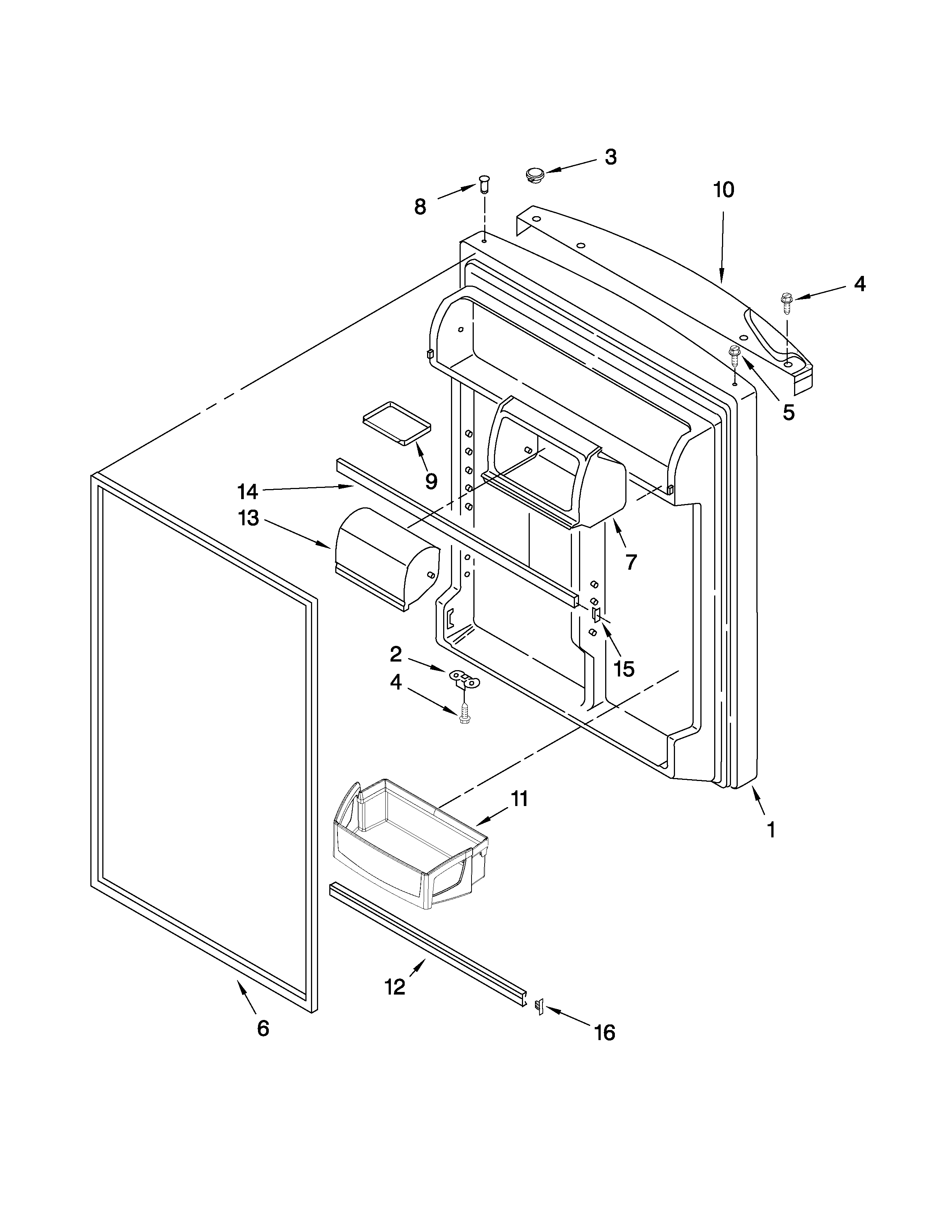 REFRIGERATOR DOOR PARTS