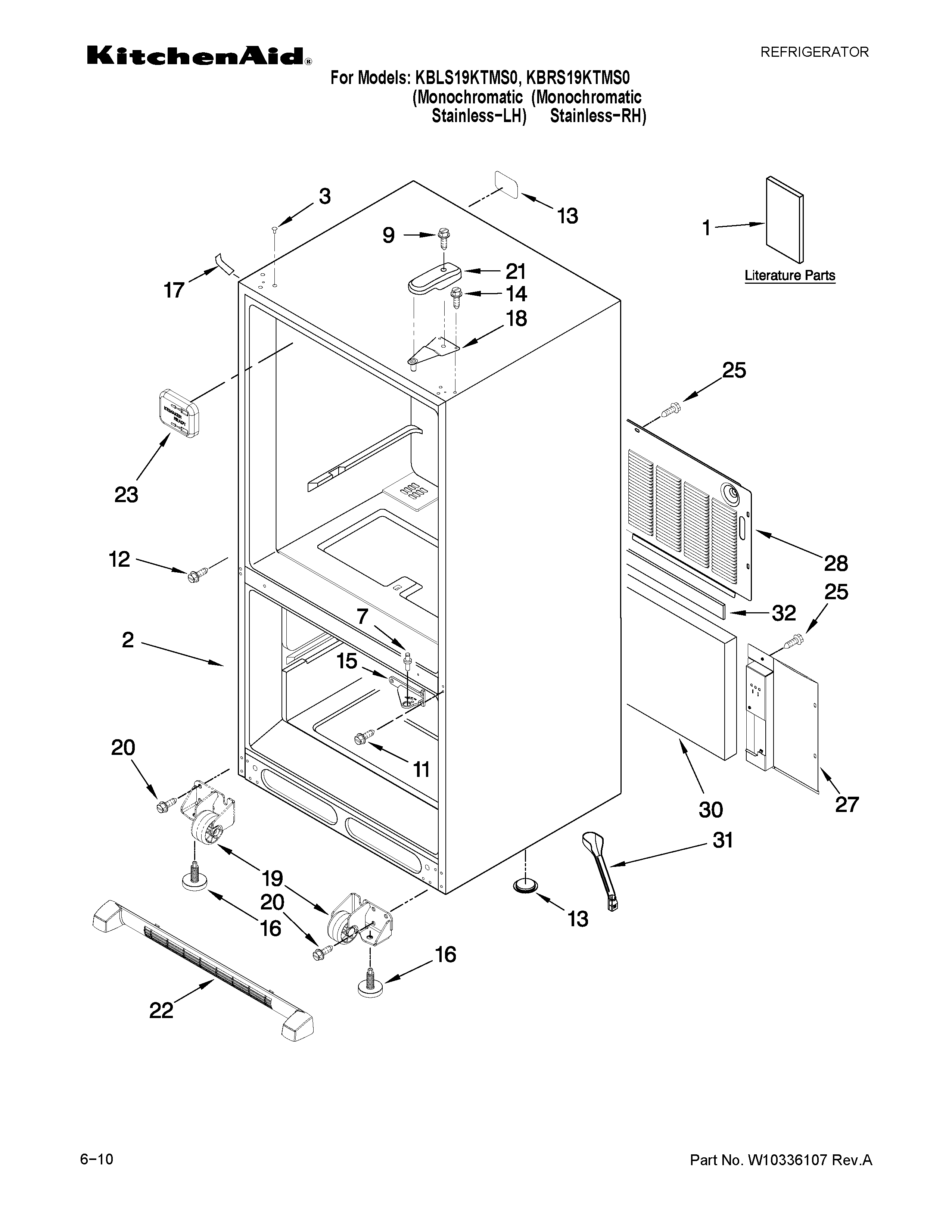 CABINET PARTS