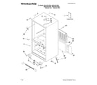 KitchenAid KBLS19KTMS0 cabinet parts diagram
