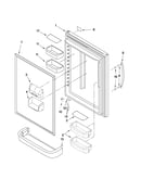 Refrigerator door parts