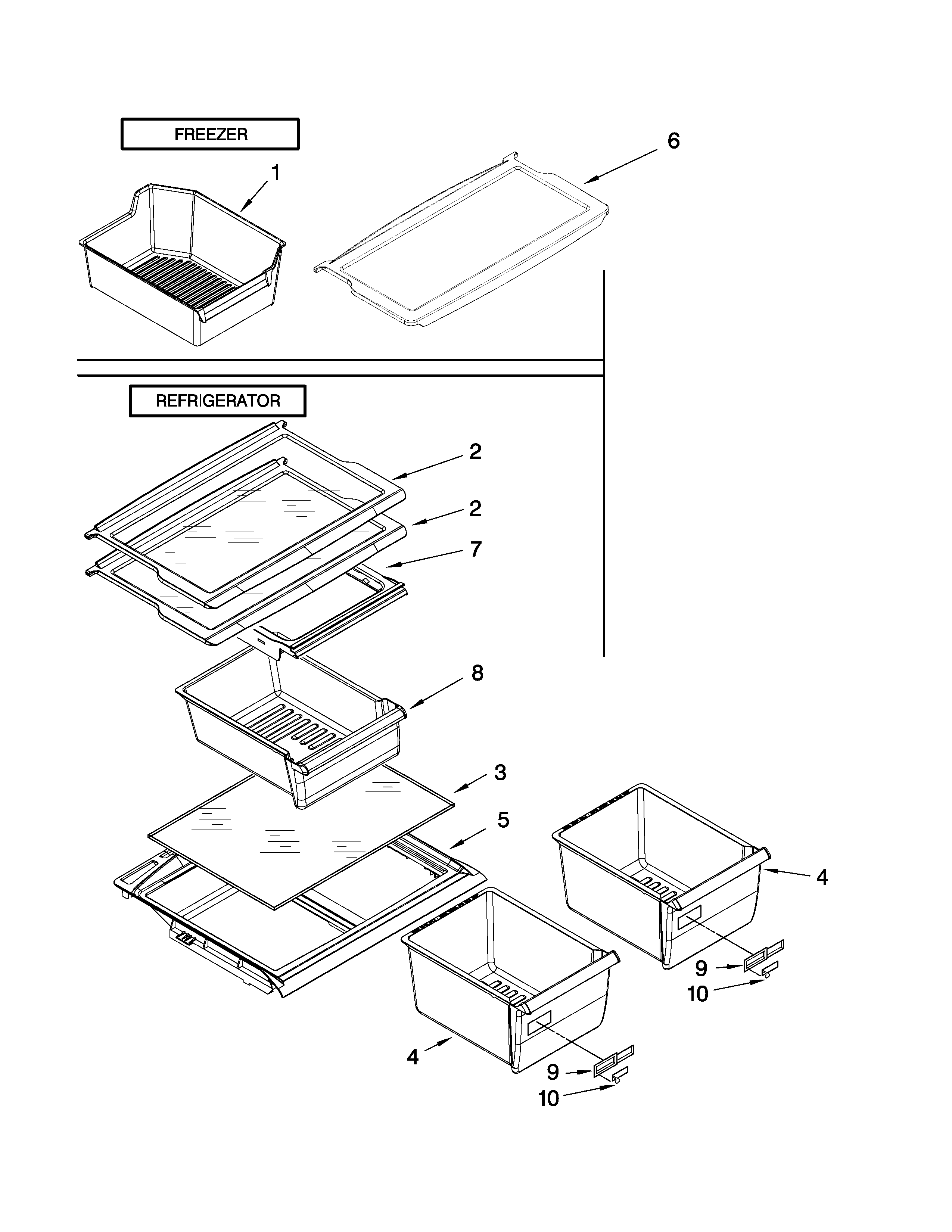 SHELF PARTS