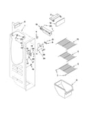 Freezer liner parts