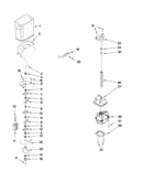 Motor and ice container parts