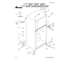 Amana A8RXNGMWH01 cabinet parts diagram