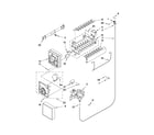 Amana A8RXNGMWH01 icemaker parts diagram