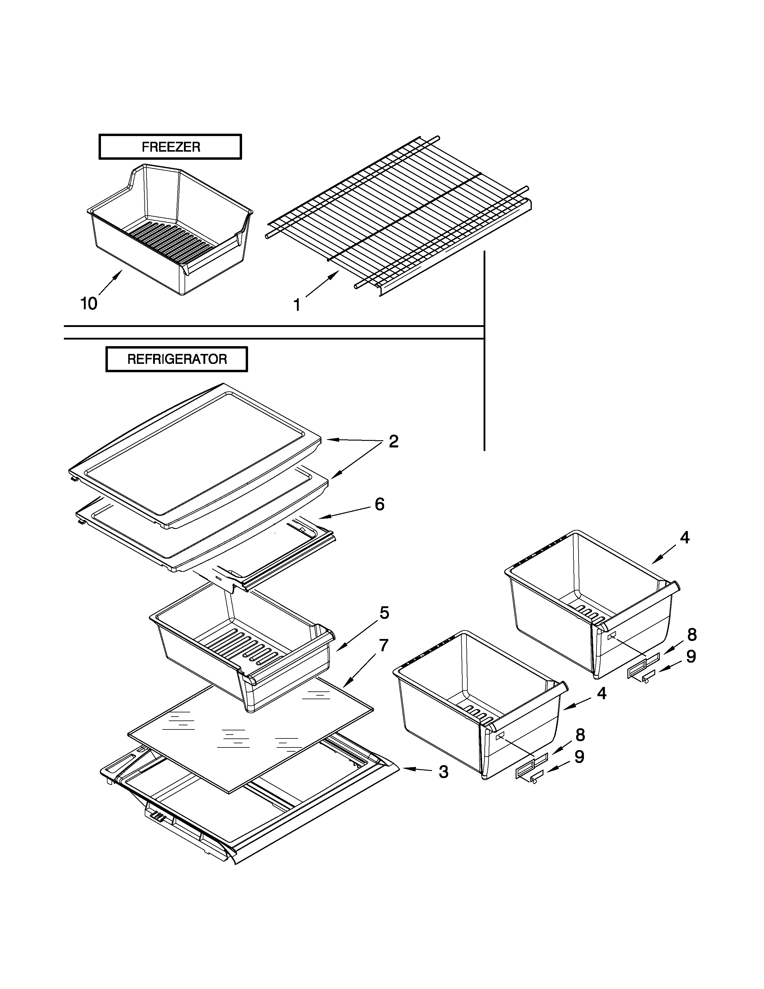 SHELF PARTS