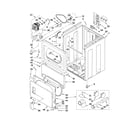 Maytag YMEDX600XW0 cabinet parts diagram