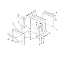 Oven door parts