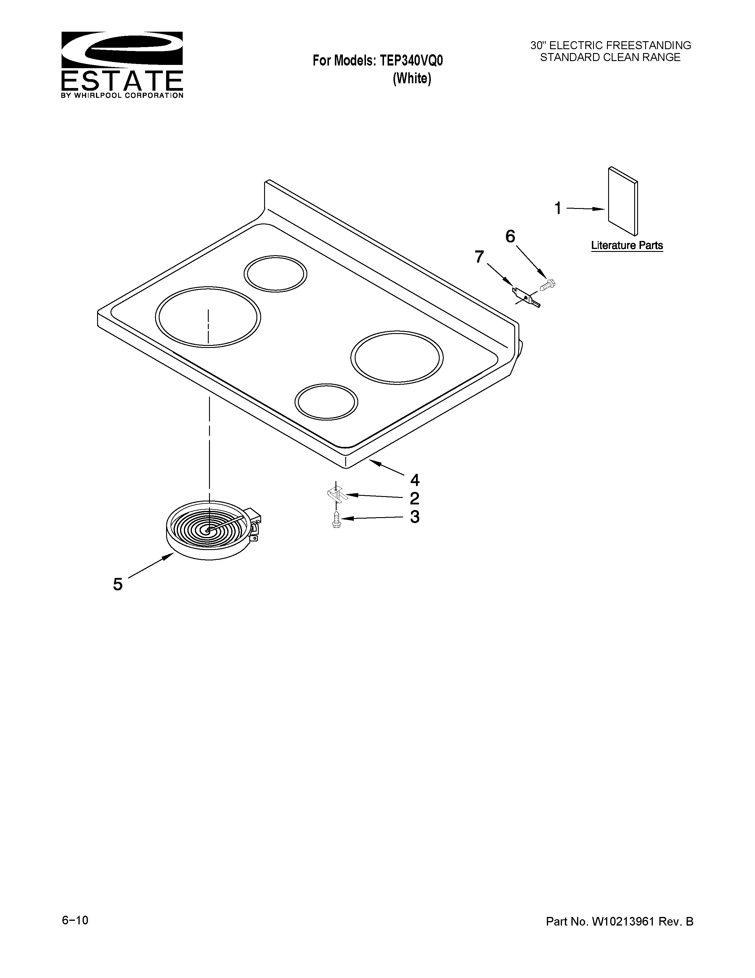Cooktop parts