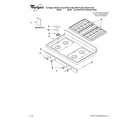 Whirlpool WFG371LVQ0 cooktop parts diagram