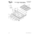 Whirlpool WFG381LVQ1 cooktop parts diagram