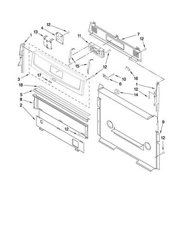 Control panel parts