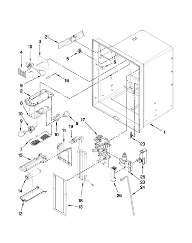 Refrigerator liner parts