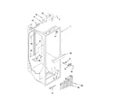 Maytag MCD2358WEB01 refrigerator liner parts diagram