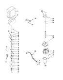 Motor and ice container parts