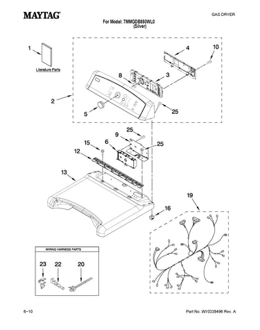 Top and console parts