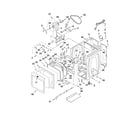 Maytag 7MMGDB850WL0 cabinet parts diagram