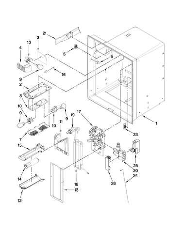 Refrigerator liner parts