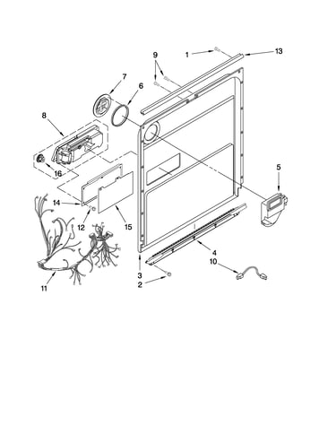 Inner door parts
