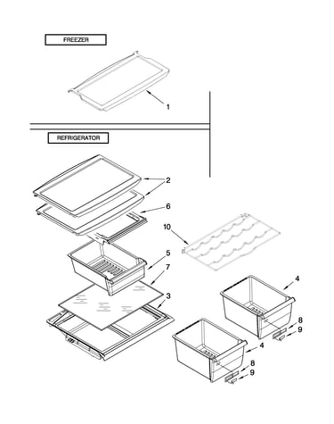 Shelf parts
