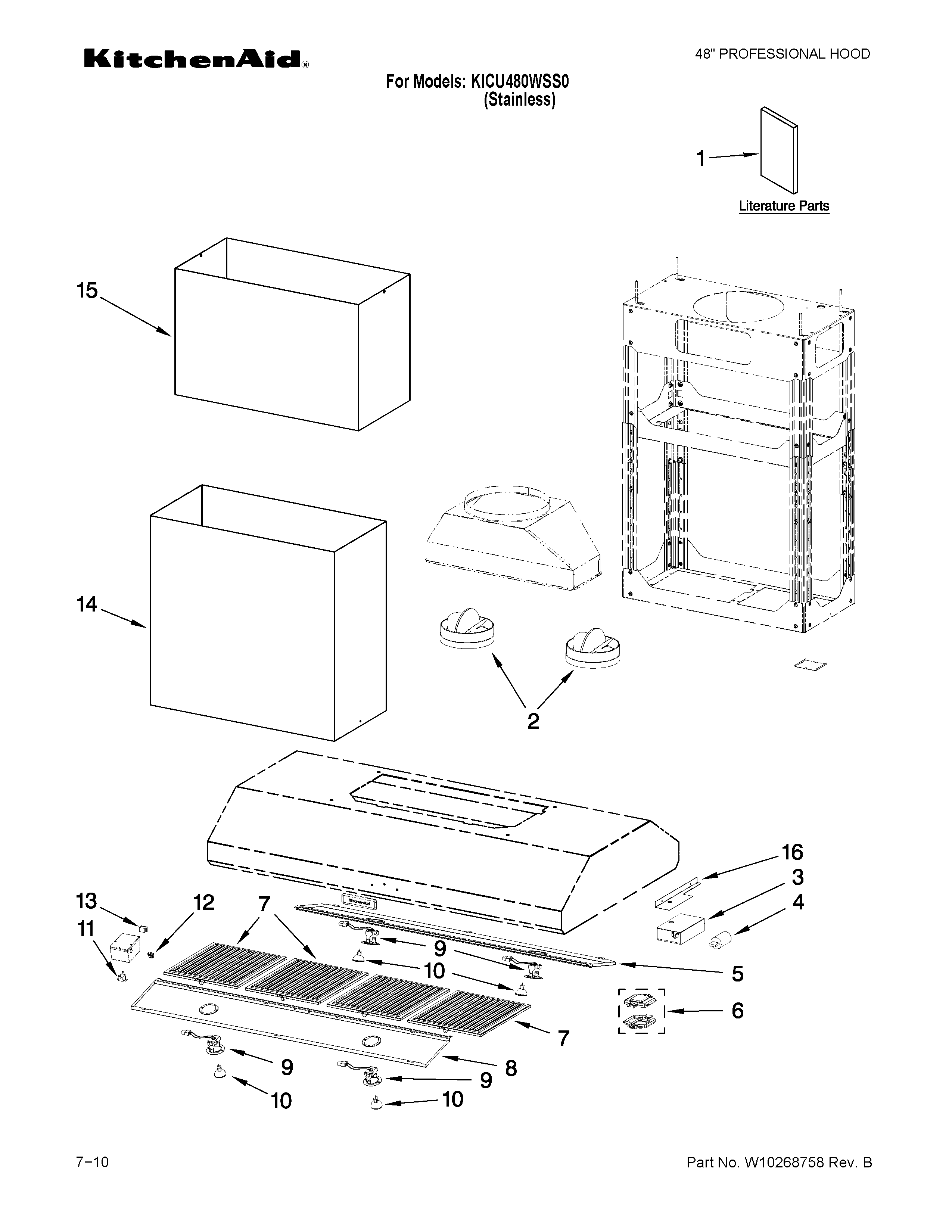 HOOD PARTS