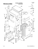 Cabinet liner and door parts